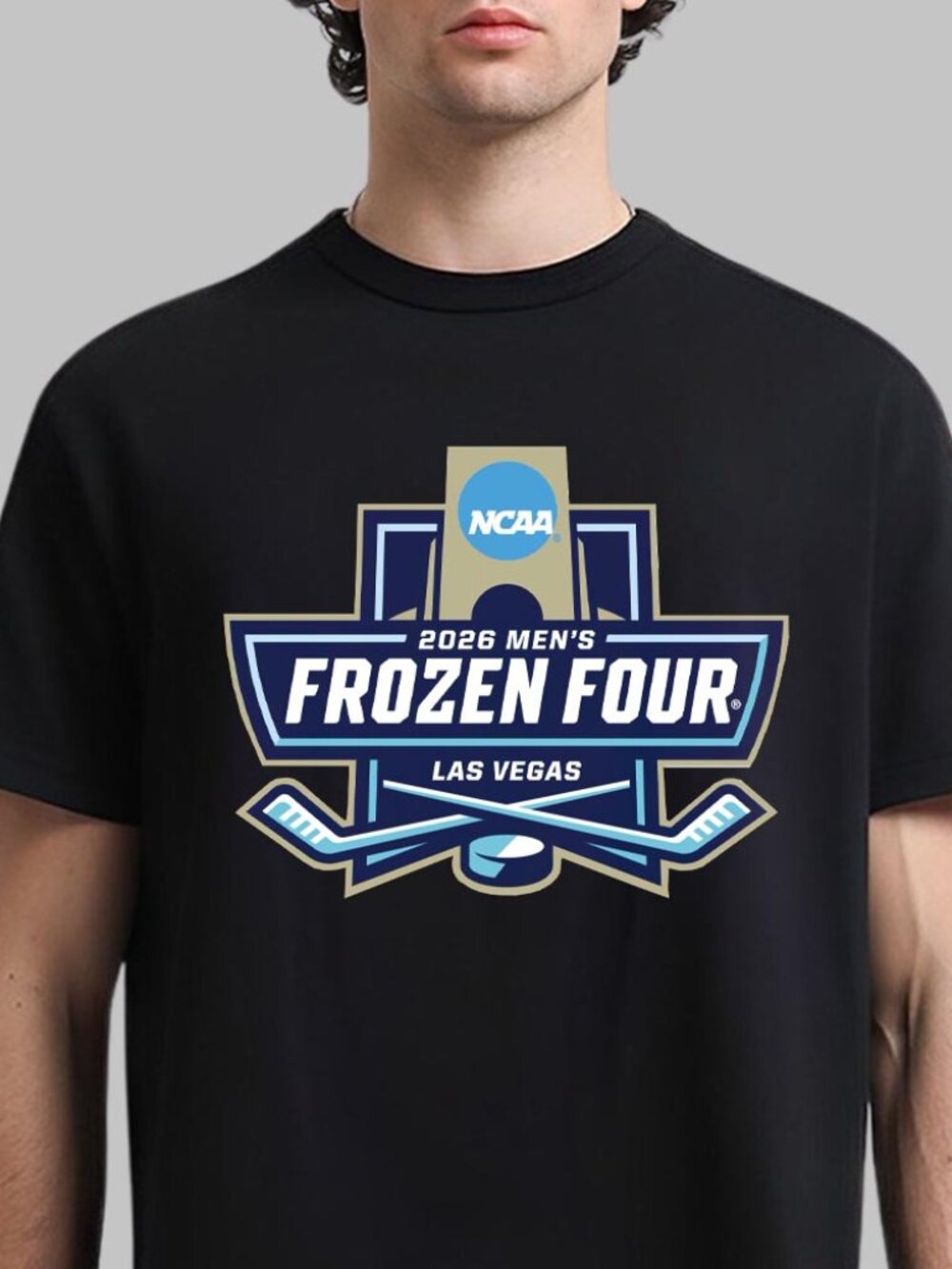 2026 Division I Men’s Ice Hockey Frozen Four Las Vegas Logo Unisex T-Shirt 254